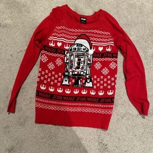Womens R2-D2 Star Wars ugly Christmas sweater